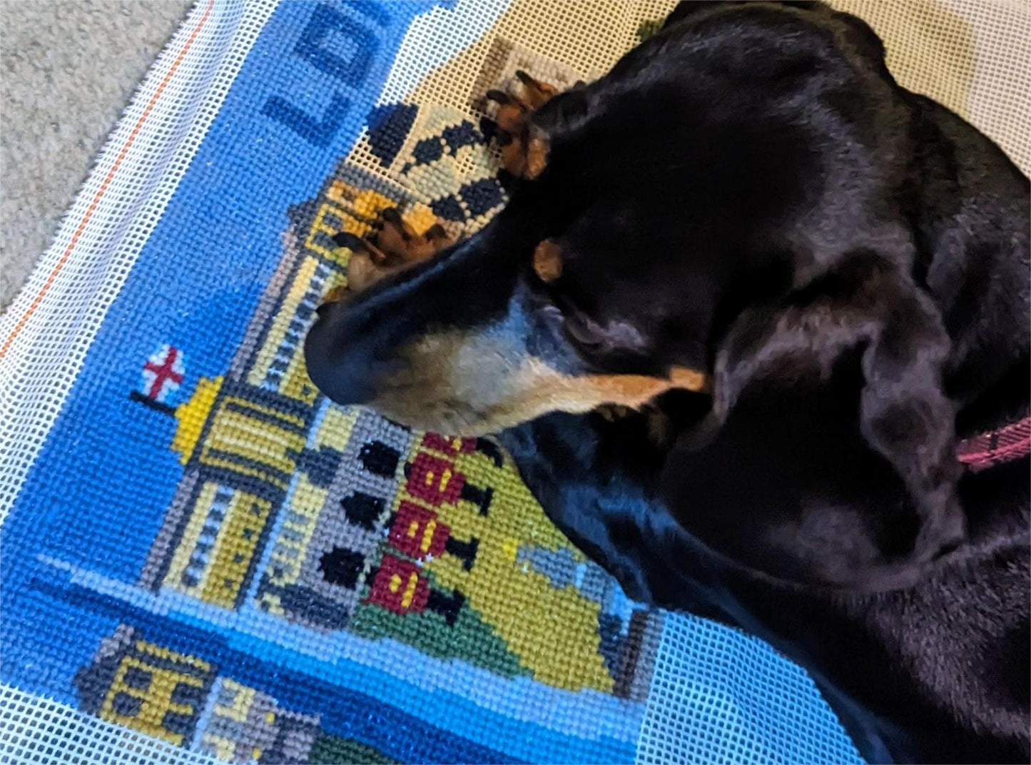 London Cross Stitch Cushion Kit