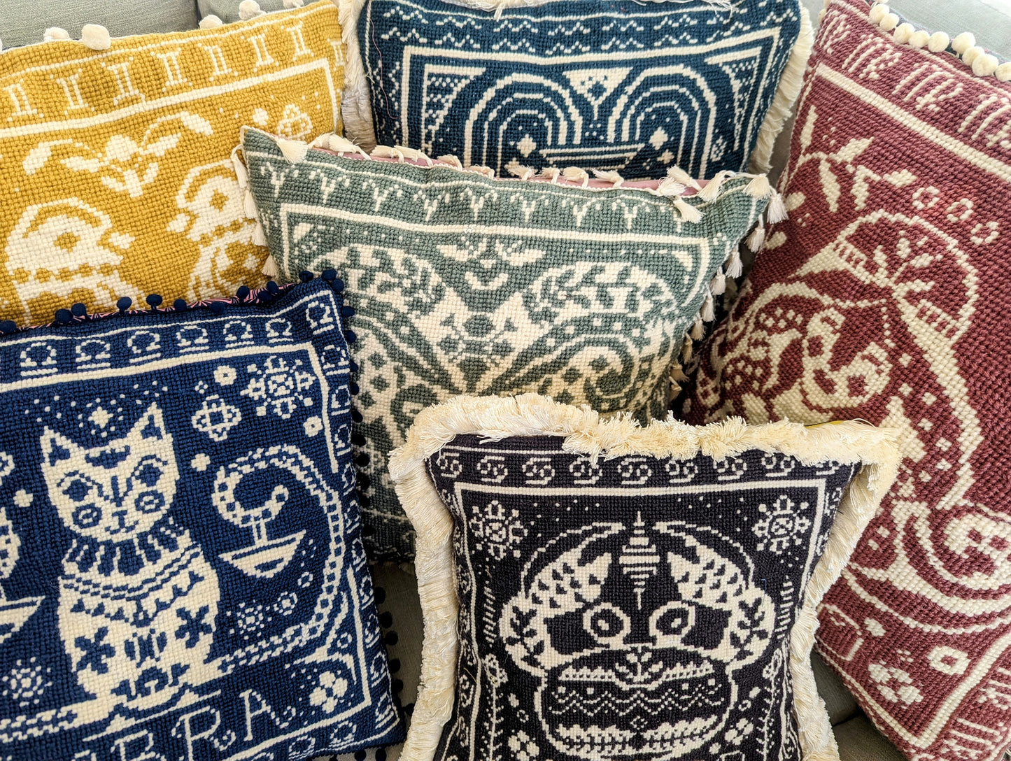 Aries Cross Stitch Cushion Kit
