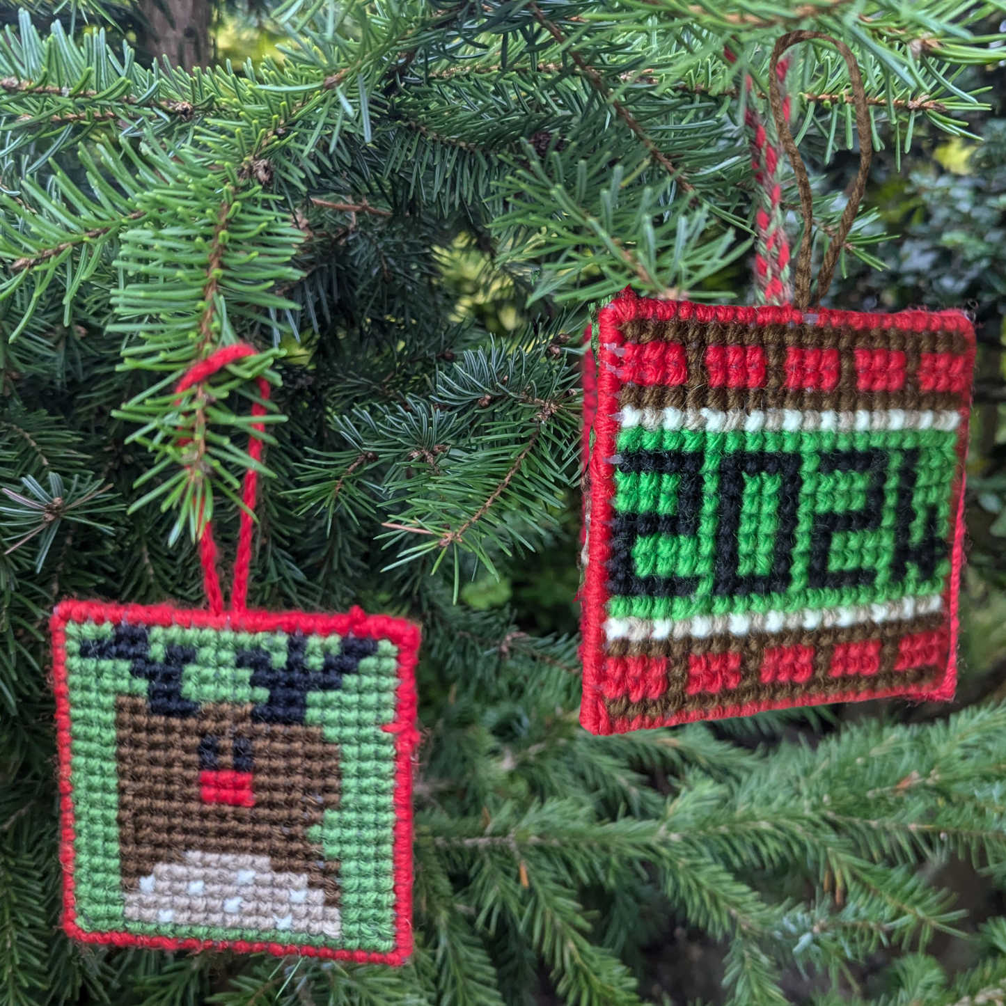 Reindeer Alphabet Cross Stitch Decoration Kit