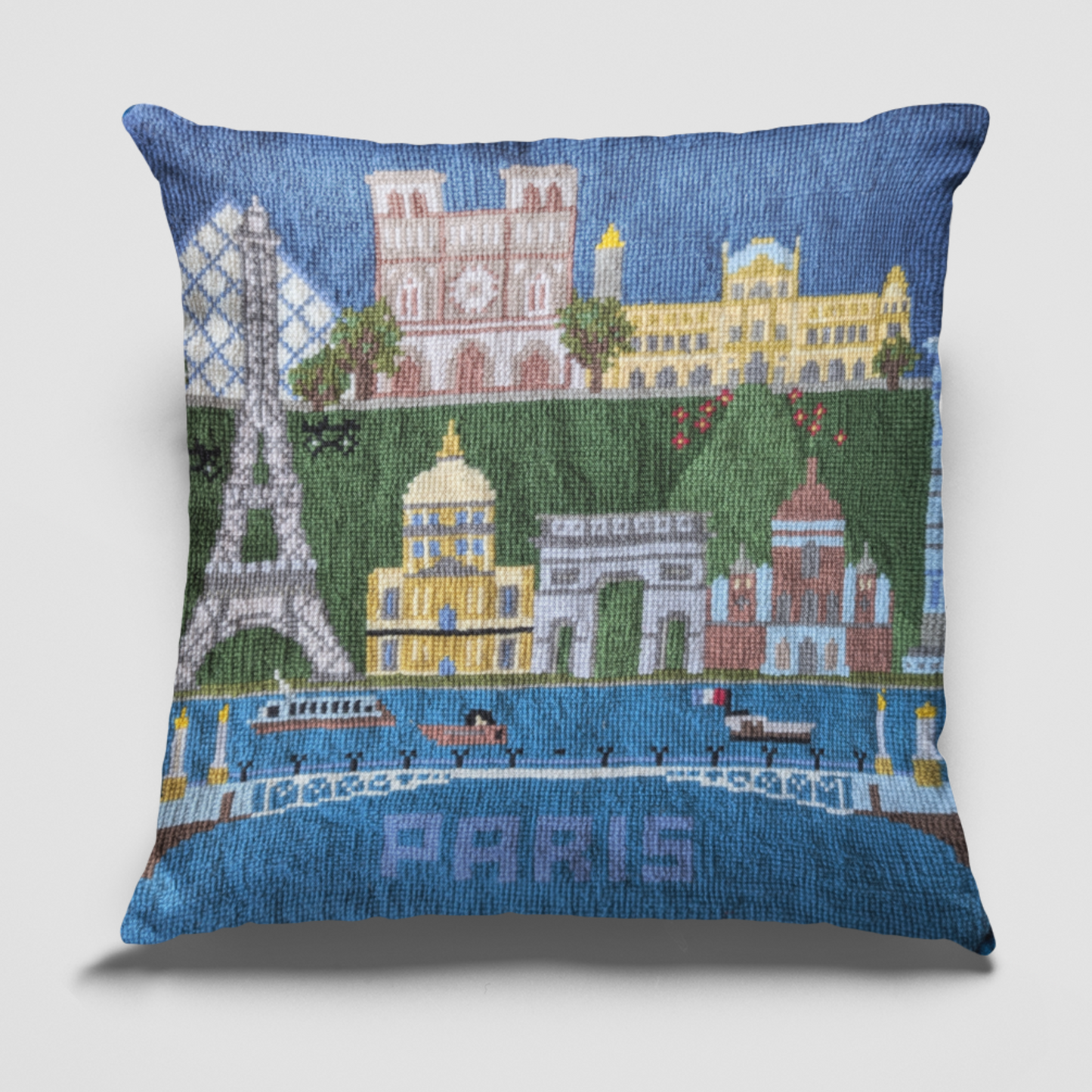 Paris Cross Stitch Cushion Kit