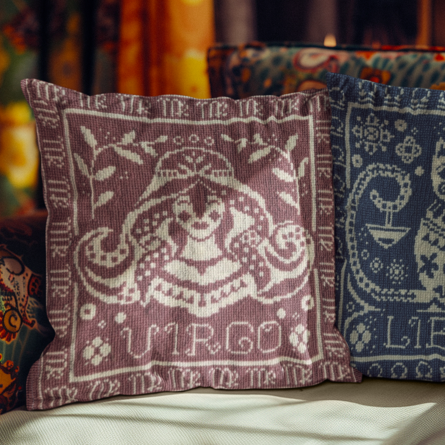 Virgo Cross Stitch Cushion Kit