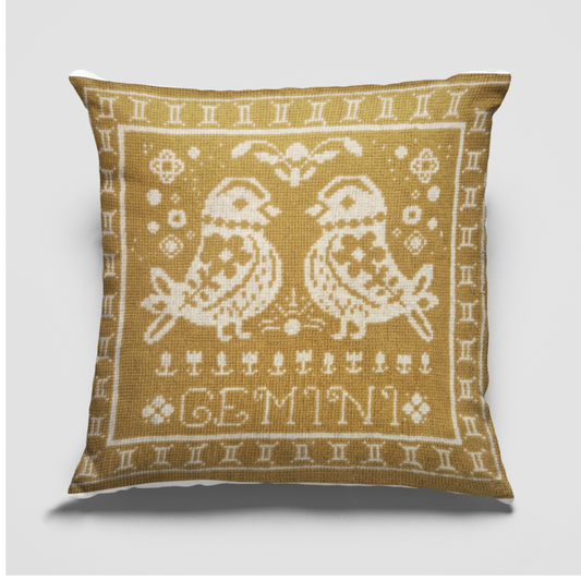 Gemini Cross Stitch Cushion Kit