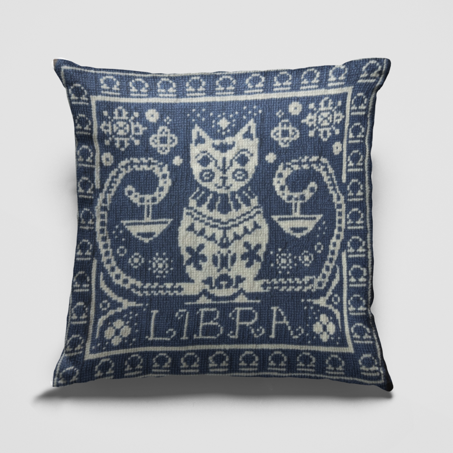 Libra Cross Stitch Cushion Kit