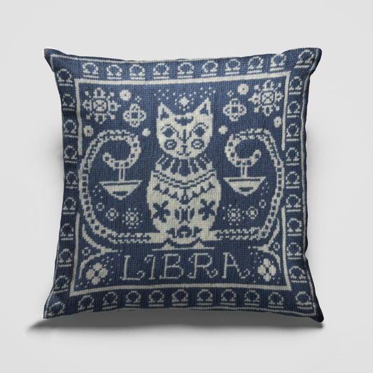 Libra Cross Stitch Cushion Kit