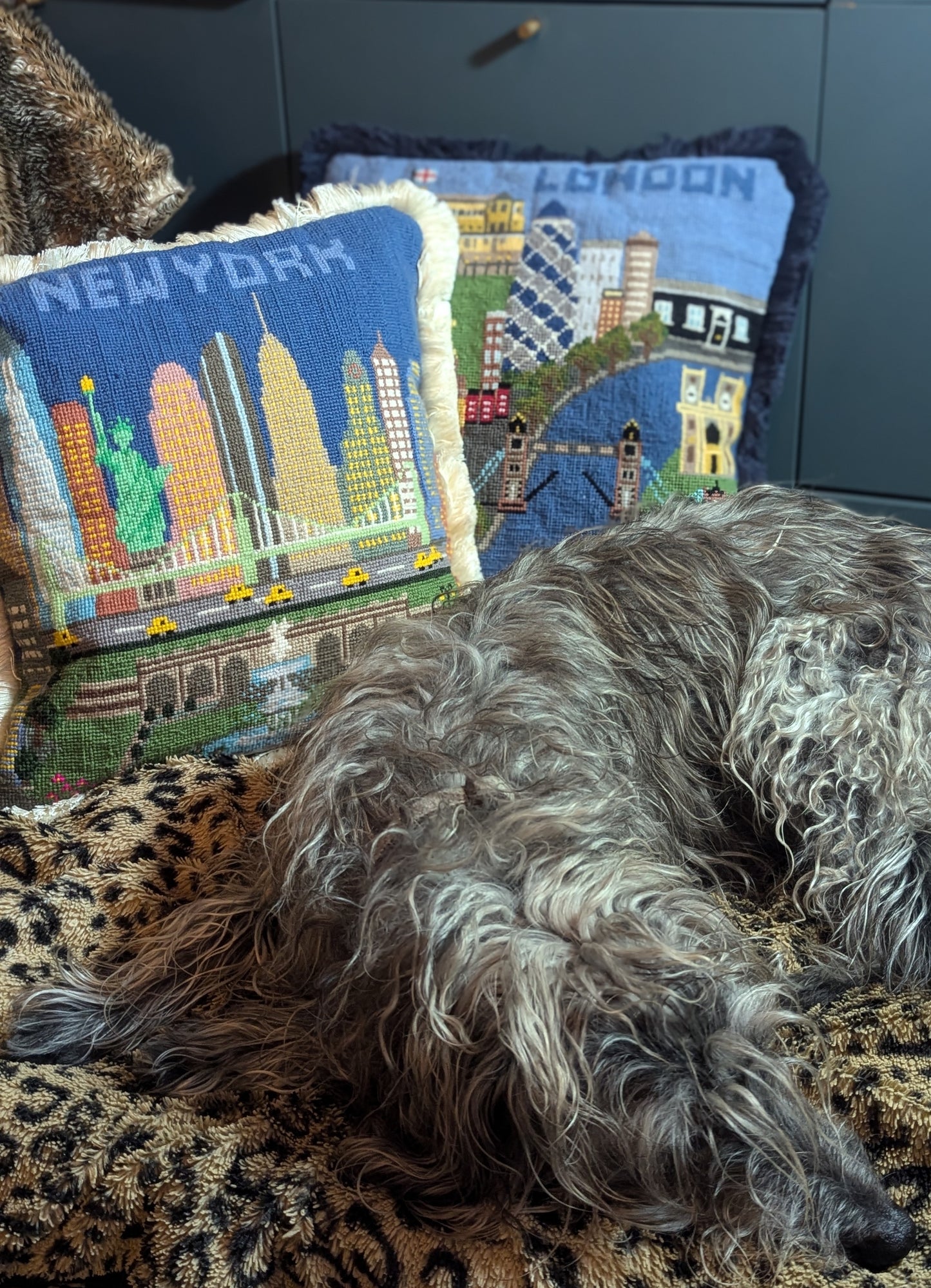 New York Cross Stitch Cushion Kit