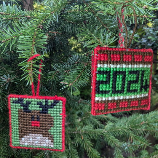 Reindeer Alphabet Cross Stitch Decoration Kit